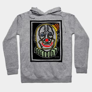 Sad Clown Face Hoodie